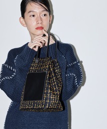 AMERICAN HOLIC | 【WEB限定】チェックコンビ巾着バッグ(ショルダーバッグ)