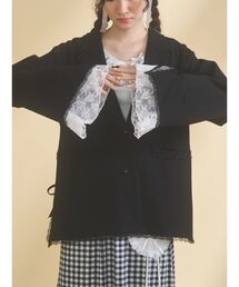 merry jenny | lace slit ribbon jacket(テーラードジャケット)