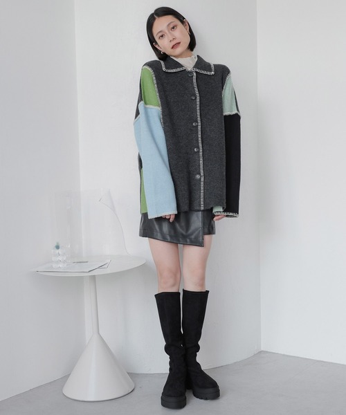 LOWRYS FARM(ローリーズファーム)の「ストレッチロングブーツ 970807(ブーツ・レディース・ブラック/ブラック系その他・MEDIUM/LARGE)」の3枚目の写真