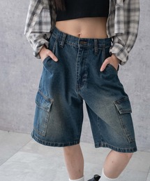 WEGO | WEGO/ヴィンテージウォッシュカーゴハーフパンツ(デニムパンツ)