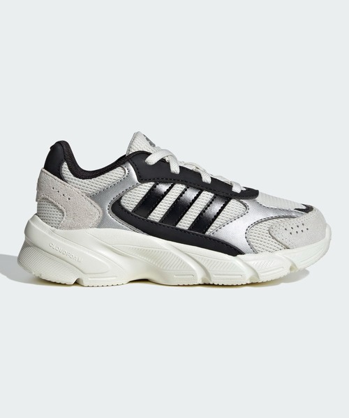 adidas(アディダス)の「クレイジーカオス 2000 キッズ / Crazychaos 2000 Kids / アディダス adidas(スニーカー・キッズ・ホワイト系その他・21.5cm/21.0cm/20.5cm/19.5cm/19.0cm/18.5cm/18cm/17.5cm/17.0cm/20.0cm)」の1枚目の写真