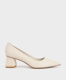 トラペーズヒールパンプス / Trapeze Heel Pumps