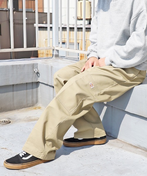 Dickies/ディッキーズ LOOSE FIT ダブルニー センタープレス ワークパンツの6枚目の写真