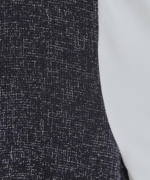 SHOO・LA・RUE(シューラルー)の「【洗濯機可】時短できちんと見えが叶う フェイクレイヤードブラウス(シャツ/ブラウス・レディース・ネイビー/アイボリー/ブラック・01/02/03/04)」の13枚目の写真