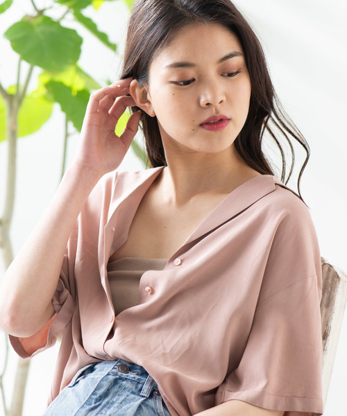 WEGO(ウィゴー)の「WEGO/リブブラトップ(チューブトップ・レディース・ブラック/ホワイト/ピンク/ベージュ・MEDIUM/LARGE/SMALL)」の4枚目の写真