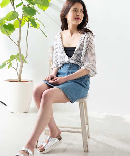WEGO(ウィゴー)の「WEGO/リブブラトップ(チューブトップ・レディース・ブラック/ホワイト/ピンク/ベージュ・MEDIUM/LARGE/SMALL)」の22枚目の写真
