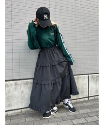 WC | 2WAY ナイロンティアードロングスカート《WEB限定カラーあり》(スカート)