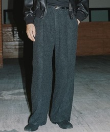 LIDNM | WOOL FLEECE SLACKS(スラックス)
