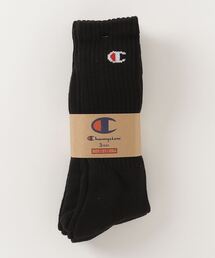 Champion | 【CHAMPION/チャンピオン】　フルレングスソックス3P　CMSCY002　ワンポイントロゴ　3足組(ソックス/靴下)