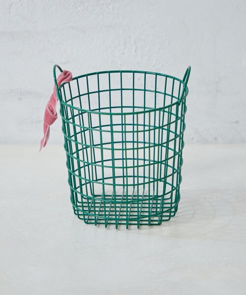 SAHIR(サヒール)の「【SAHIR サヒール】Wire basket ワイヤーバスケット S(インテリア雑貨・レディース・ピンク/グリーン・0)」の10枚目の写真