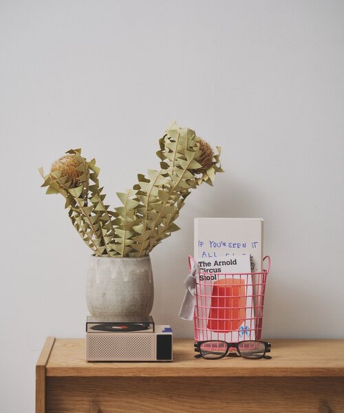 SAHIR(サヒール)の「【SAHIR サヒール】Wire basket ワイヤーバスケット S(インテリア雑貨・レディース・ピンク/グリーン・0)」の5枚目の写真