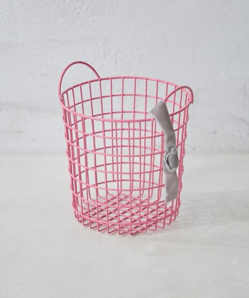 SAHIR(サヒール)の「【SAHIR サヒール】Wire basket ワイヤーバスケット S(インテリア雑貨・レディース・ピンク/グリーン・0)」の19枚目の写真