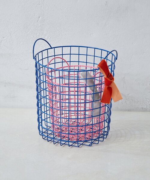 SAHIR(サヒール)の「【SAHIR サヒール】Wire basket ワイヤーバスケット S(インテリア雑貨・レディース・ピンク/グリーン・0)」の17枚目の写真