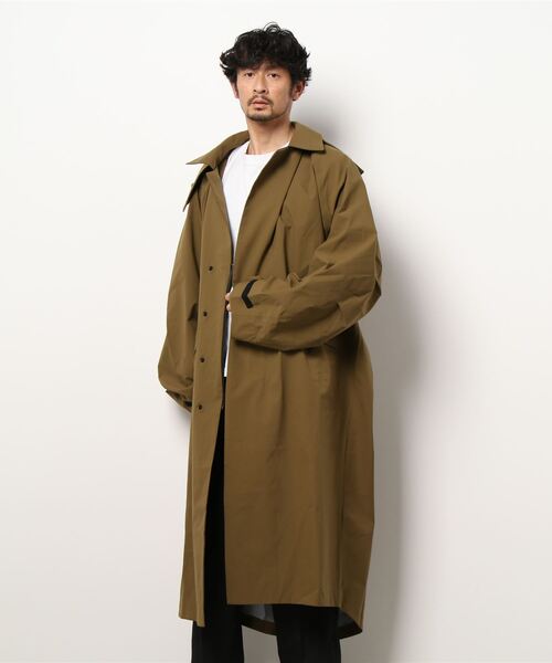 VICTIM(ヴィクティム)の「VICTIM ヴィクティム / SEAMLESS BIG COAT / VTM-22-C-001(モッズコート・メンズ・ブラック/オリーブ・M/L)」の12枚目の写真