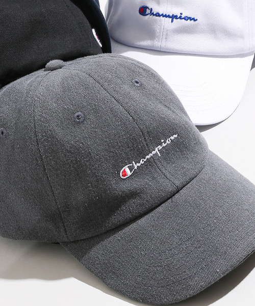 Champion(チャンピオン)の「∴WEGO/Champion LOWキャップ(キャップ・メンズ・ブラック系その他/ホワイト/オレンジ/ブラック/ダークインディゴブルー/パープル/ライトインディゴブルー/ネイビー/ベージュ/インディゴブルー/ライム/ライトパープル/サックスブルー/ライトピンク・FREE)」の4枚目の写真