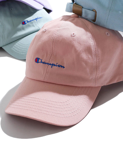 Champion(チャンピオン)の「∴WEGO/Champion LOWキャップ(キャップ・メンズ・ブラック系その他/ホワイト/オレンジ/ブラック/ダークインディゴブルー/パープル/ライトインディゴブルー/ネイビー/ベージュ/インディゴブルー/ライム/ライトパープル/サックスブルー/ライトピンク・FREE)」の13枚目の写真
