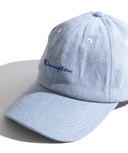 Champion(チャンピオン)の「∴WEGO/Champion LOWキャップ(キャップ・メンズ・ブラック系その他/ホワイト/オレンジ/ブラック/ダークインディゴブルー/パープル/ライトインディゴブルー/ネイビー/ベージュ/インディゴブルー/ライム/ライトパープル/サックスブルー/ライトピンク・FREE)」の8枚目の写真
