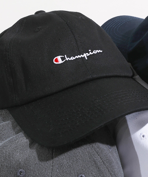 Champion(チャンピオン)の「∴WEGO/Champion LOWキャップ(キャップ・メンズ・ブラック系その他/ホワイト/オレンジ/ブラック/ダークインディゴブルー/パープル/ライトインディゴブルー/ネイビー/ベージュ/インディゴブルー/ライム/ライトパープル/サックスブルー/ライトピンク・FREE)」の3枚目の写真