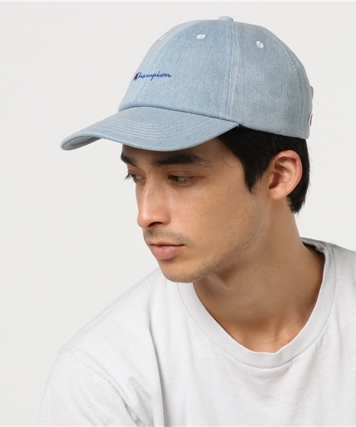Champion(チャンピオン)の「∴WEGO/Champion LOWキャップ(キャップ・メンズ・ブラック系その他/ホワイト/オレンジ/ブラック/ダークインディゴブルー/パープル/ライトインディゴブルー/ネイビー/ベージュ/インディゴブルー/ライム/ライトパープル/サックスブルー/ライトピンク・FREE)」の19枚目の写真