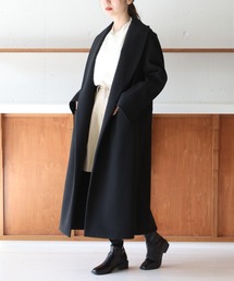 SETUP7 | 谷まりあさん着用!SWEET掲載商品【SETUP7】ソフトリバーコート風 ガウンコート Relax TOTE ME Coat(チェスターコート)