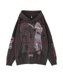 emary/エメリー/Damaged psycocandy hoodie