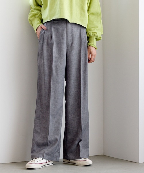 タックワイドパンツ　 184044の1枚目の写真