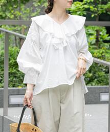 URBAN RESEARCH | 『一部WEB限定カラー』コットンボイルラッフルブラウス(シャツ/ブラウス)