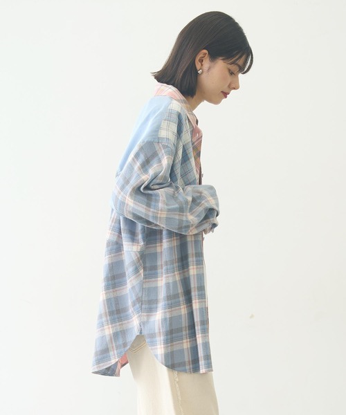 PLAID PATCHWORK SHIRTの15枚目の写真