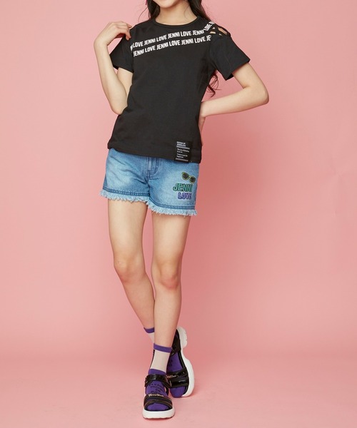 防蚊肩あきクロスデザインＴシャツの22枚目の写真