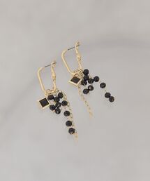 AMERICAN HOLIC | チェーン ビーズピアス(ピアス(両耳用))