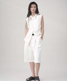URBAN RESEARCH | new basic SILK LINEN GILET(ダウンベスト)