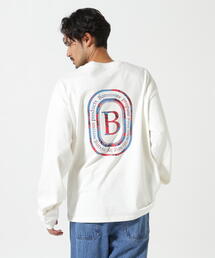 BEAVER | B omnivore/ビーオムニボー　L/S FLOCKY LOGO(Tシャツ/カットソー)