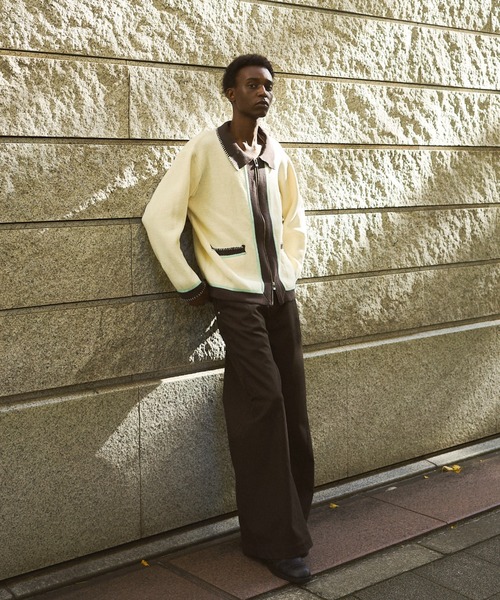 super wide baggy polyester slacks / スーパーワイドバギーポリエステルスラックスの15枚目の写真