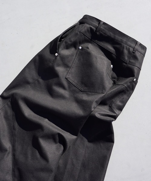 super wide baggy polyester slacks / スーパーワイドバギーポリエステルスラックスの19枚目の写真