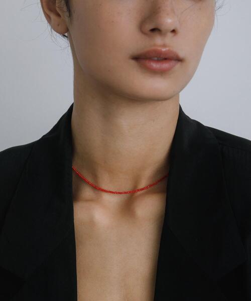 URBAN RESEARCH(アーバンリサーチ)の「decor『デコール』 Cut beads necklace(ネックレス・レディース・ブラック/レッド/ネイビー・-)」の14枚目の写真