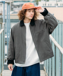 FREAK'S STORE | 限定展開 ビッグシルエット コーデュロイ切り替え ダックブルゾン / キルティング 中綿(ブルゾン)