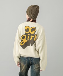 POP LOGO JACQUARD KNIT TOP
