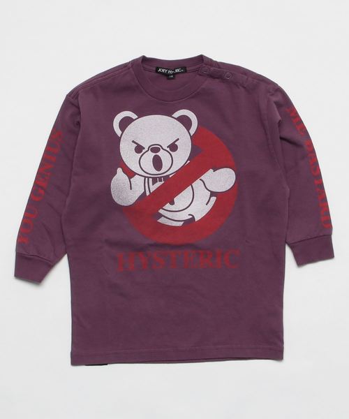 JOEY HYSTERIC(ジョーイヒステリック)の「BEAR BASTERS pt ビッグ Tシャツ【XS/S/M】(Tシャツ/カットソー・キッズ・ホワイト/ブラック/パープル・MEDIUM/SMALL/X-SMALL)」の3枚目の写真