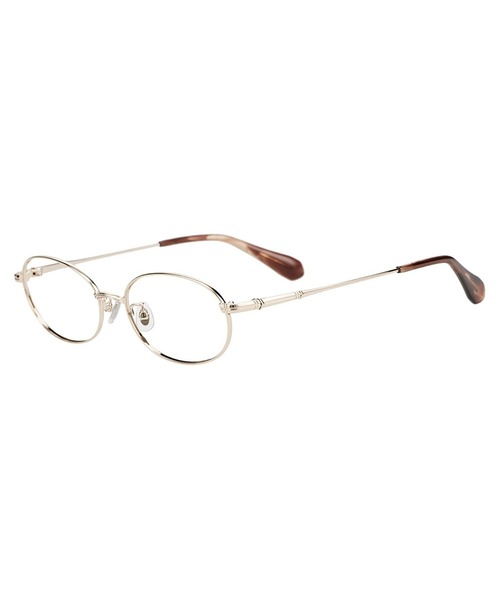 Zoff(ゾフ)の「オーバル型メガネ|ダテメガネ、ユニセックス、メタル|Zoff|TRAD METAL(メガネ・レディース・ブラウン系その他4/シルバー/ゴールド/ブラック系その他6・FREE)」の4枚目の写真