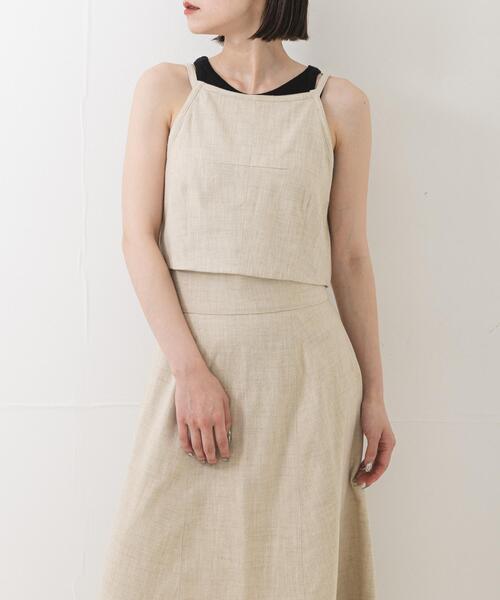 URBAN RESEARCH(アーバンリサーチ)の「new basic SLAB NEP CAMI BUSTIER(その他トップス・レディース・グレー/ベージュ・40/38)」の2枚目の写真