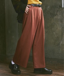 CASPER JOHN | Imitation wool buggy slacks/イミテーションウールバギースラックス(スラックス)