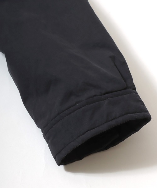 Dickies(ディッキーズ)の「Dickies/ディッキーズ Hunting Jacket/オーバーサイズ ナイロン 襟コーデュロイ ハンティングジャケット/薄中綿ジャケット/ブルゾン/レディース メンズ(ブルゾン・メンズ・オリーブ/ブラック・M/L/XL)」の14枚目の写真