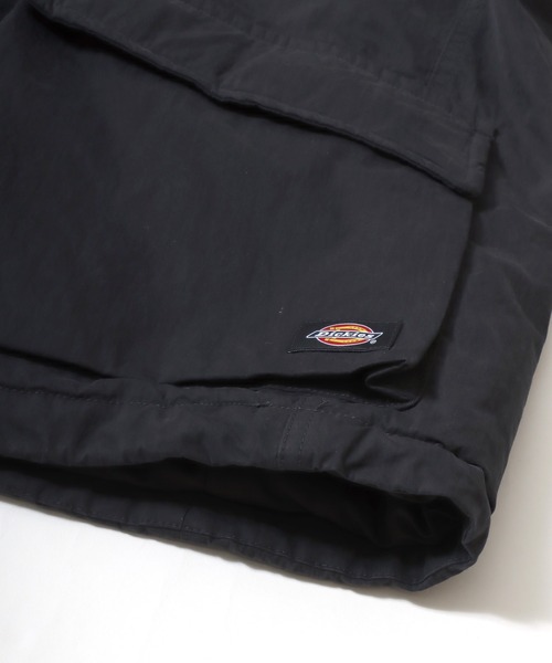 Dickies(ディッキーズ)の「Dickies/ディッキーズ Hunting Jacket/オーバーサイズ ナイロン 襟コーデュロイ ハンティングジャケット/薄中綿ジャケット/ブルゾン/レディース メンズ(ブルゾン・メンズ・オリーブ/ブラック・M/L/XL)」の12枚目の写真