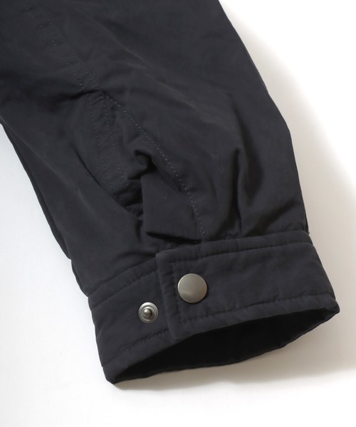 Dickies(ディッキーズ)の「Dickies/ディッキーズ Hunting Jacket/オーバーサイズ ナイロン 襟コーデュロイ ハンティングジャケット/薄中綿ジャケット/ブルゾン/レディース メンズ(ブルゾン・メンズ・オリーブ/ブラック・M/L/XL)」の15枚目の写真