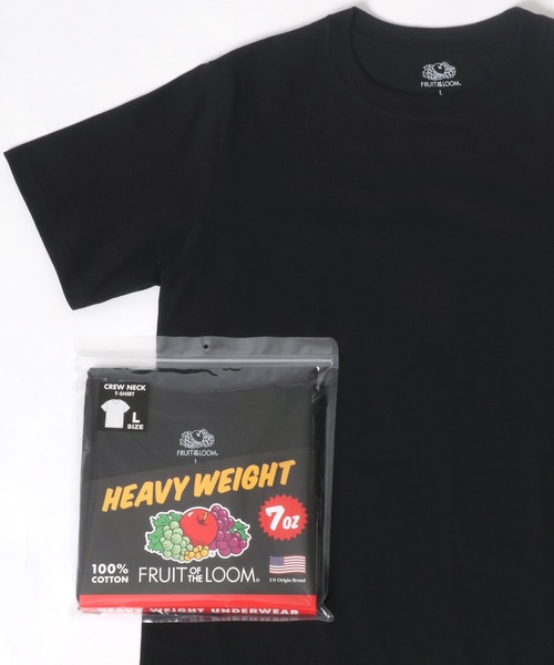 FRUIT OF THE LOOM/フルーツオブザルーム HEAVY WEIGHT/ヘビーウェイト 無地 クルーネック 半袖Tシャツ/1P パックT/レディース メンズの17枚目の写真