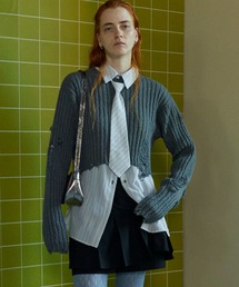 MAISON SPECIAL | Slab Distressed Effect Knitwear/スラブダメージニット【MAISON SPECIAL/メゾンスペシャル】(ニット/セーター)