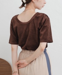 Kastane | 【2023AWアイテム】ベロアTEE(Tシャツ/カットソー)
