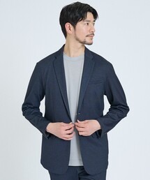 ABAHOUSE GRAY | 【新型/セットアップ対応】ポンチ ジャケット / 4WAYストレッチ / ウォッシャブル(テーラードジャケット)