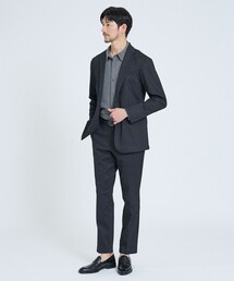 ABAHOUSE GRAY | 【新型/上下2点セット】ポンチ セットアップ/スーツ ジャケット&スラックス(セットアップ)