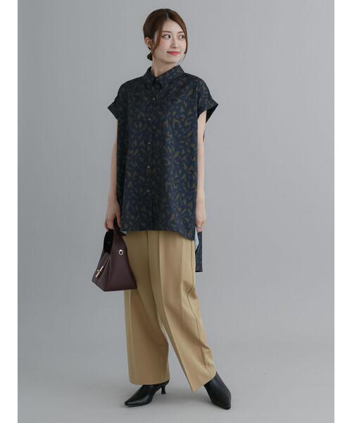 Te chichi(テチチ)の「2タックセミワイドパンツ(その他パンツ・レディース・ベージュ/グレー・S/M)」の5枚目の写真